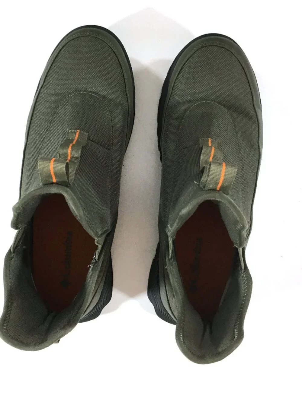 Columbia Hyper Boreal Metro Slip On Boots Mens Size 10.5 Green Waterproof BM4922